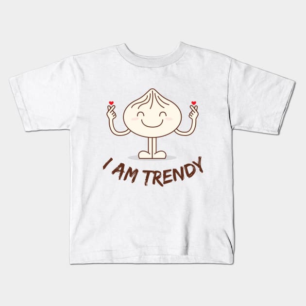 I am trendy t-shirt Kids T-Shirt by Diusse